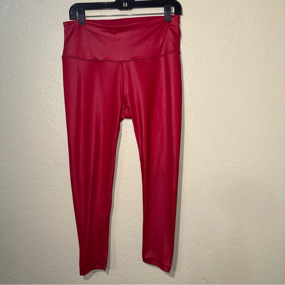 Victoria’s Secret Sport Leggings Women’s L Red High Rise Athletic Yoga Pants